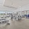 Large fitness center with ample equipment